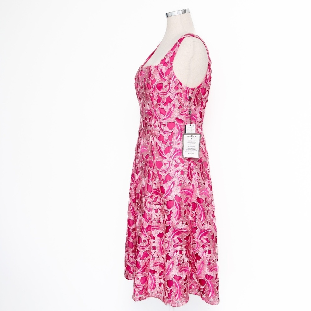 Adrianna Papell – Embroidered Fit & Flare Dress - Picture 11 of 14